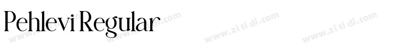 Pehlevi Regular字体转换 Pehlevi Regular字体转换